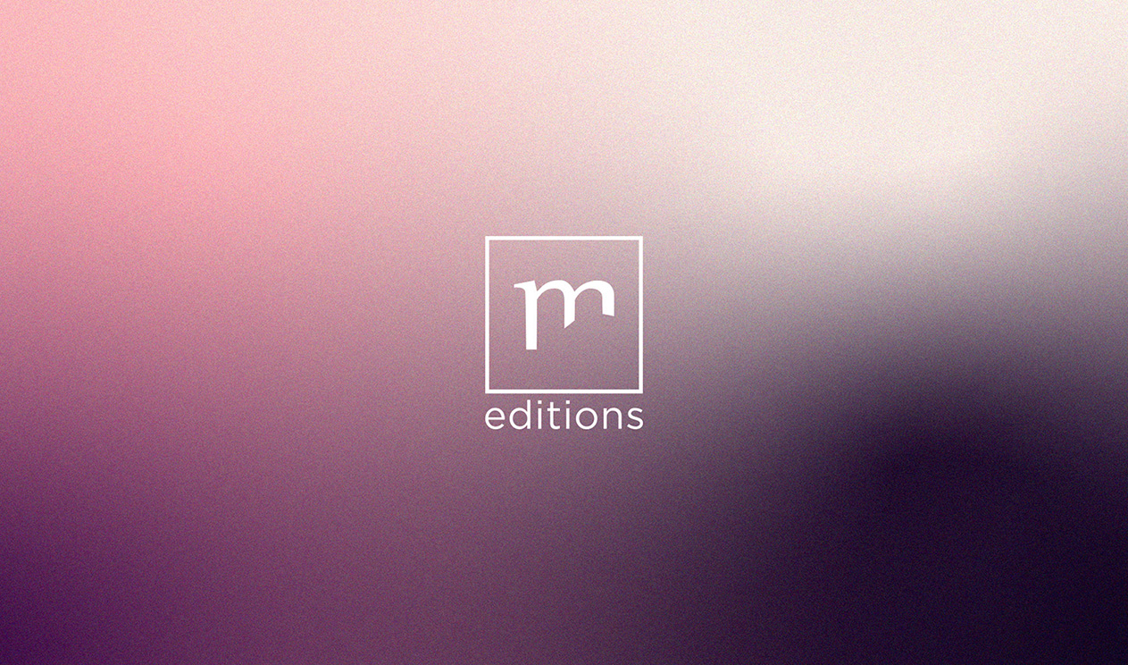 Logo du projet M Edition, une collection dédiée aux artistes et au design